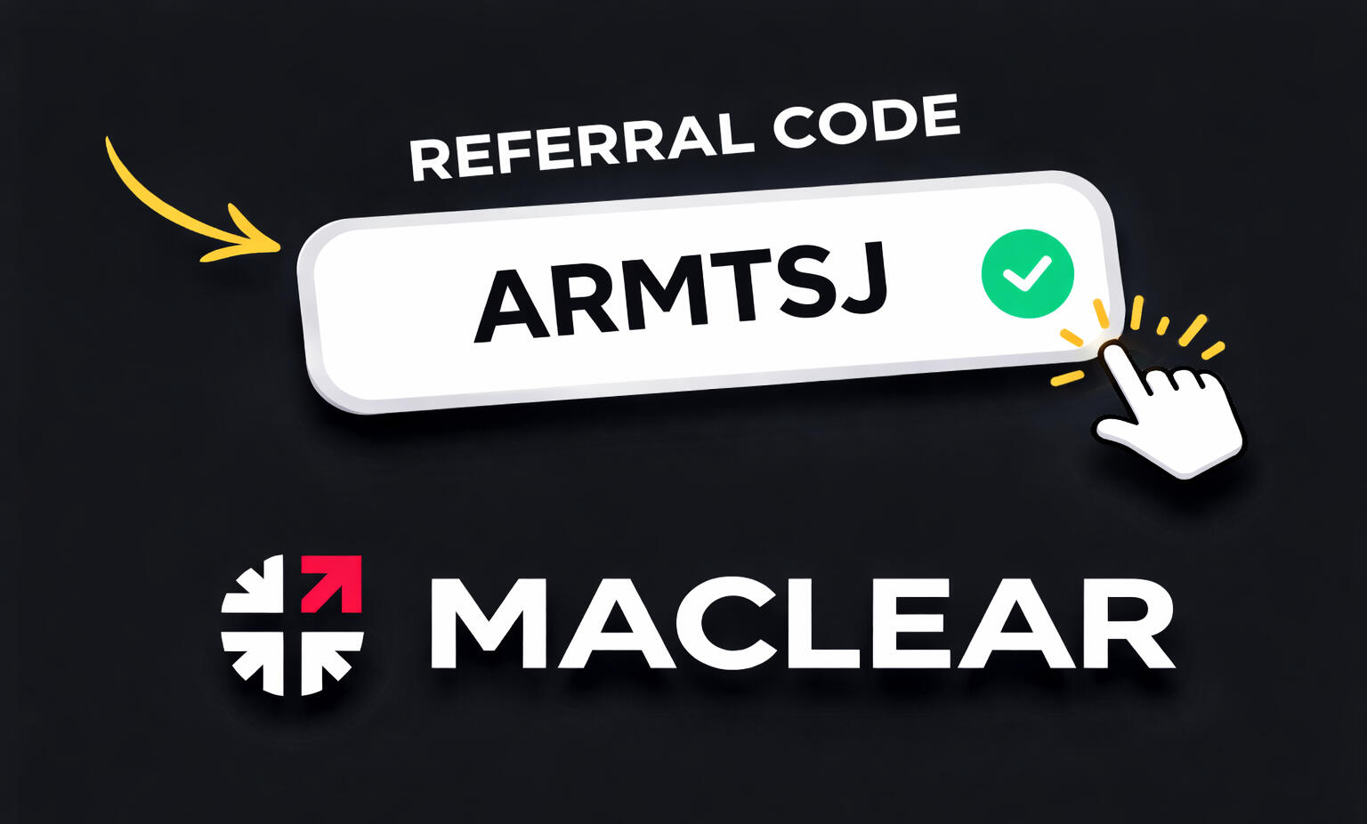 Maclear referral code ARMTSJ to get 3% cashback on all investments for 90 days on the Maclear P2P lending crowdfunding platform